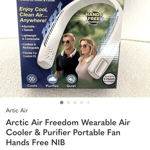 Wearable Air Cooler & Purifier - White